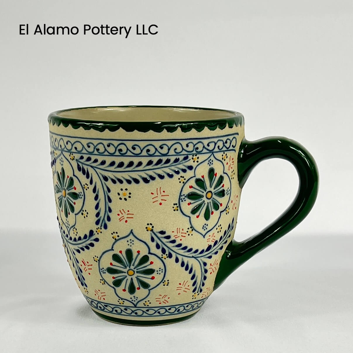 Jumbo Mug Cobalt Blue and Red Santa Monica